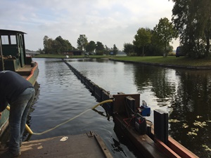 damwand plaatsen