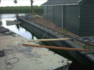 damwand maken