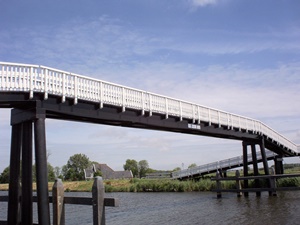 recycled plastic bridge