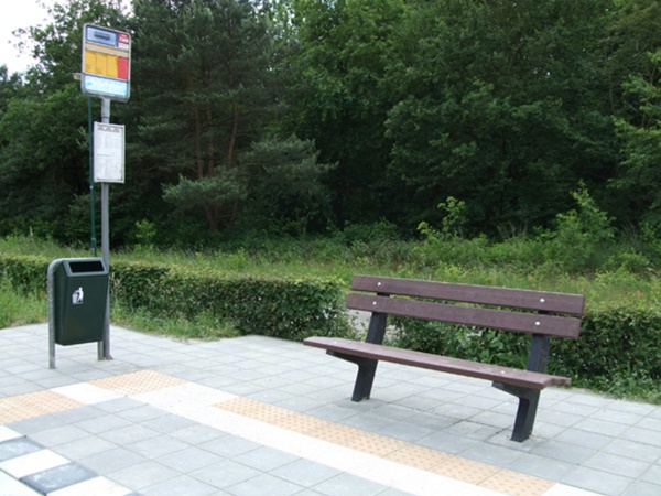 recycled plastic benches