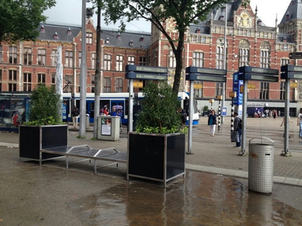 plastic bench